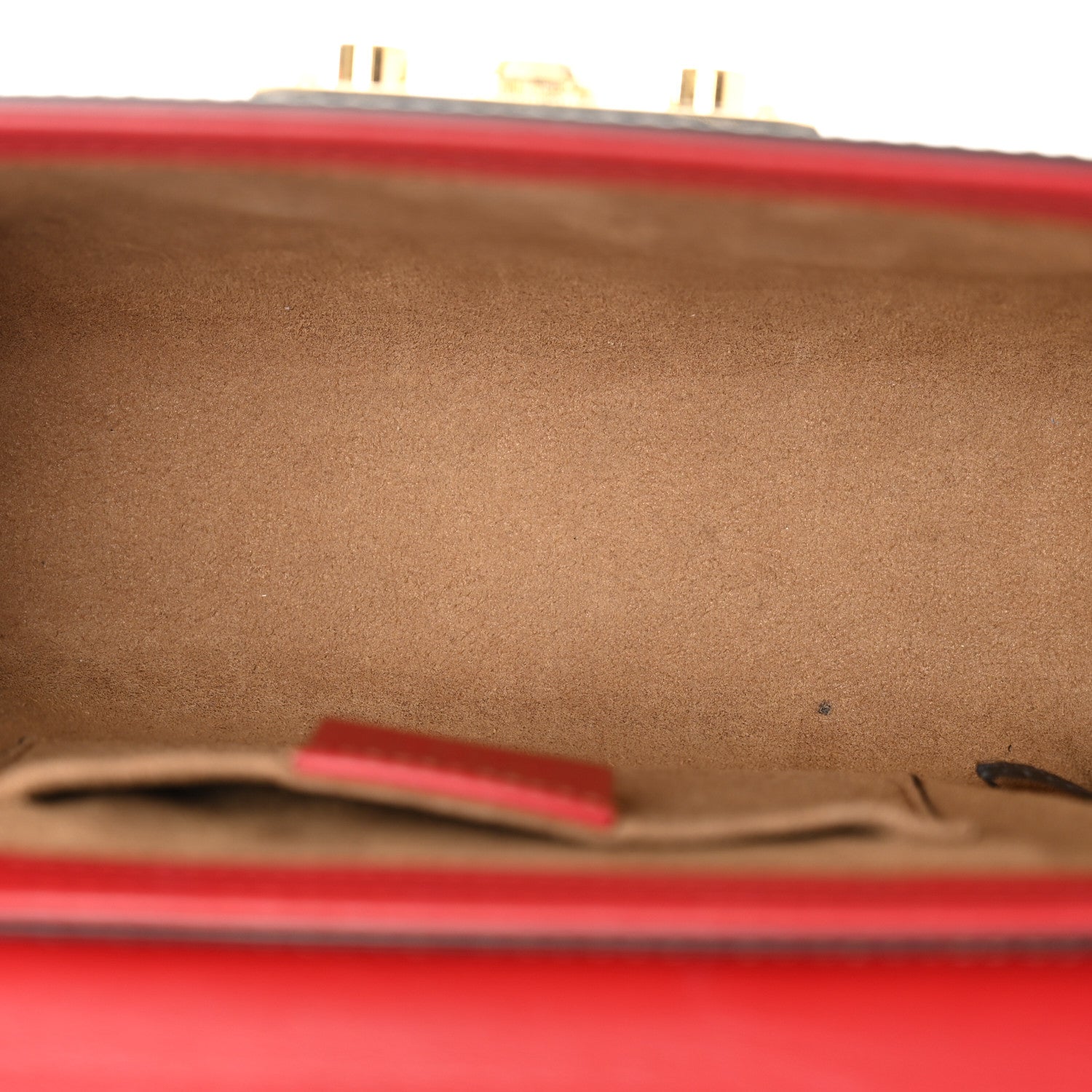 GG Supreme Monogram Calfskin Small Padlock Shoulder Bag Beige Hibiscus Red New Rosette £¨ Direct shipment via from wholesalehk.shop