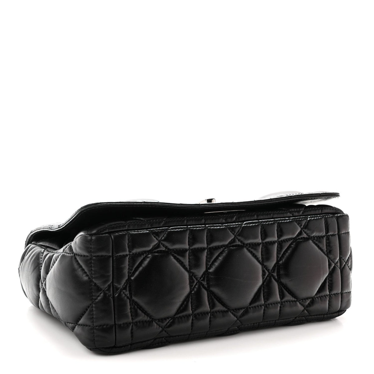 Calfskin Macrocannage Large Caro Bag Black wholesalehk.shop