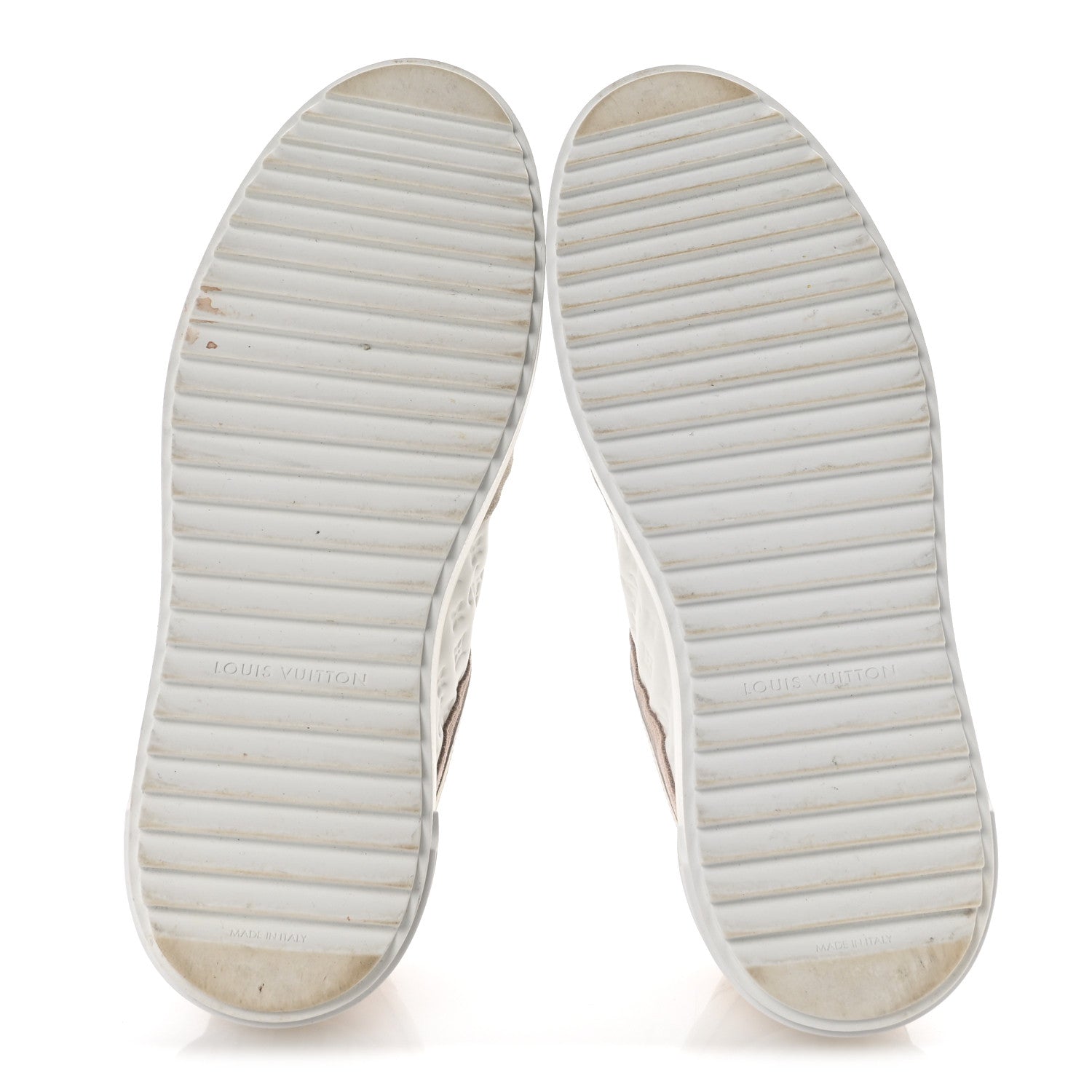Suede Calfskin Monogram Embossed Time Out Sneakers 37 Rose Poudre £¨ Direct shipment via from wholesalehk.shop
