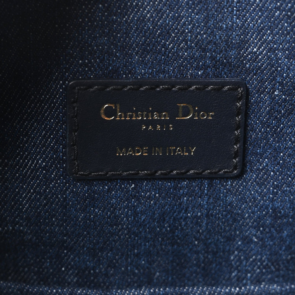 Denim Jacquard Oblique C'est Dior Bucket Bag Blue wholesalehk.shop