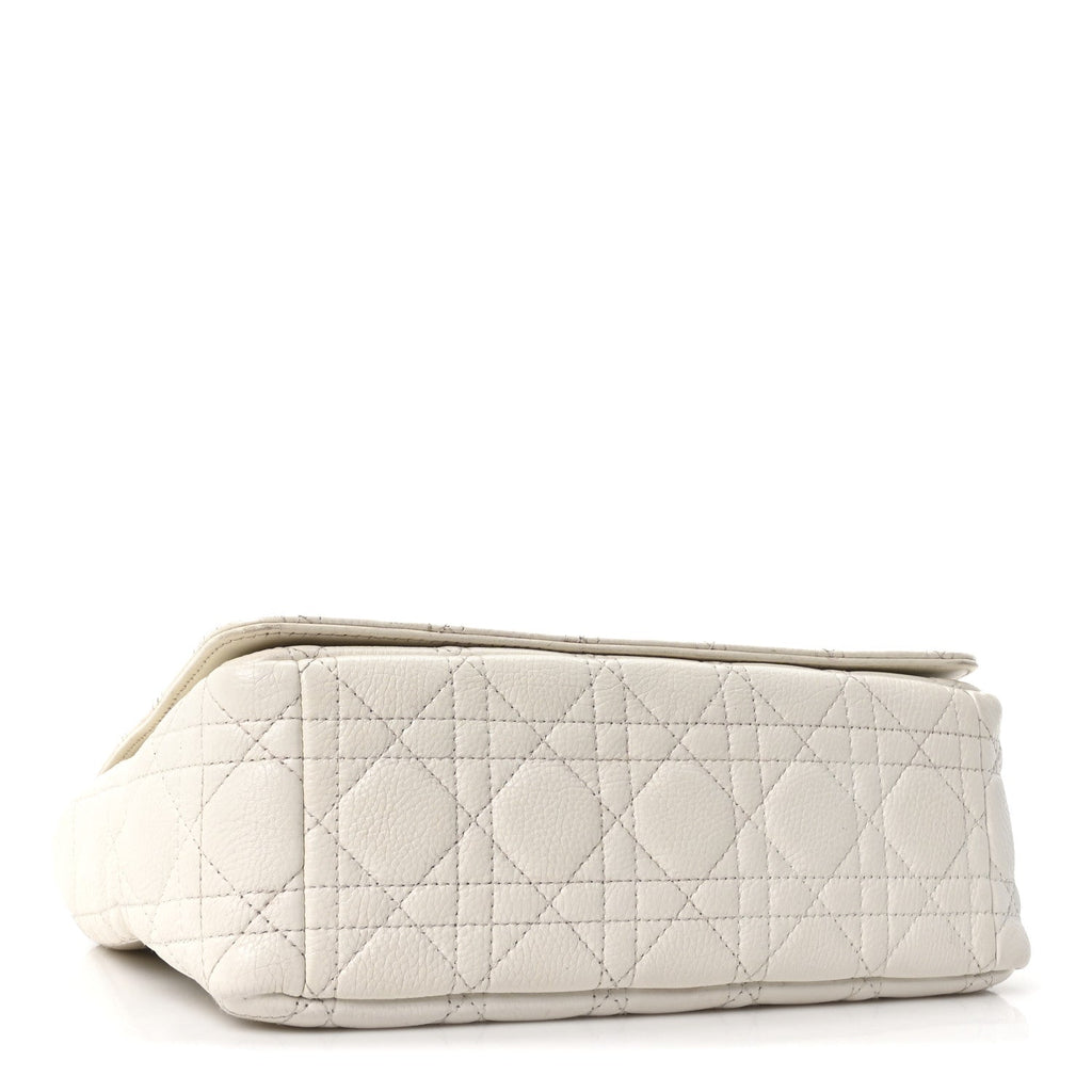 Supple Calfskin Cannage Medium Caro Bag Ivory wholesalehk.shop