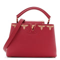 Taurillon Embellished Flower Capucines BB Dark Pink £¨ Direct shipment via from wholesalehk.shop