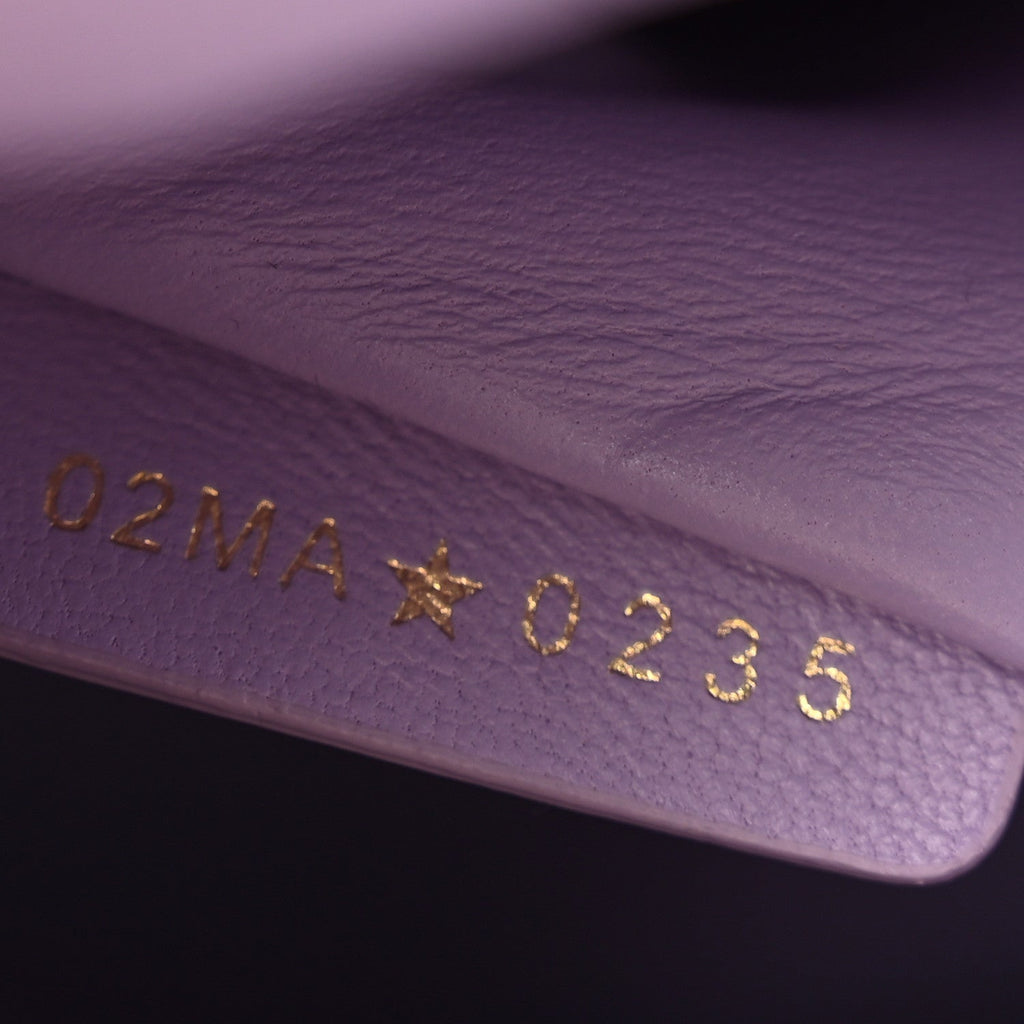 Ostrich Mini Lady Dior Purple wholesalehk.shop