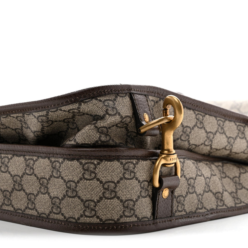 GG Supreme Monogram Textured Dollar Calfskin Web Ophidia Savoy Garment Bag Beige Ebony New Acero wholesalehk.shop