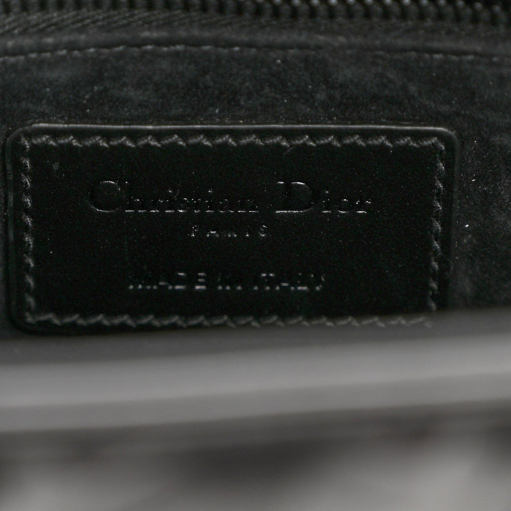 Calfskin Cannage Diamond Small My ABCDior Lady Dior Black wholesalehk.shop