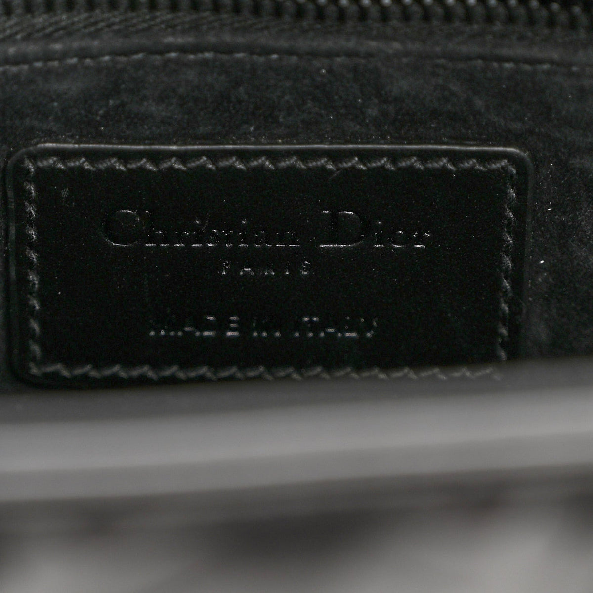 Calfskin Cannage Diamond Small My ABCDior Lady Dior Black wholesalehk.shop