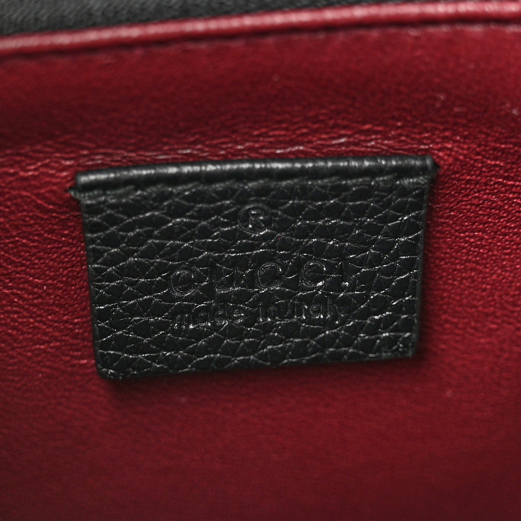 Grainy Calfskin Small Zumi Top Handle Bag Black wholesalehk.shop