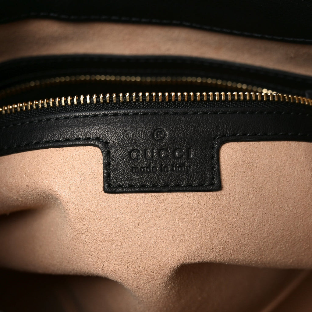 GG Supreme Monogram Medium Padlock Shoulder Bag Black £¨ Direct shipment via from wholesalehk.shop