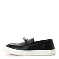 Calfskin Game Slip On Sneakers 39.5 Black wholesalehk.shop