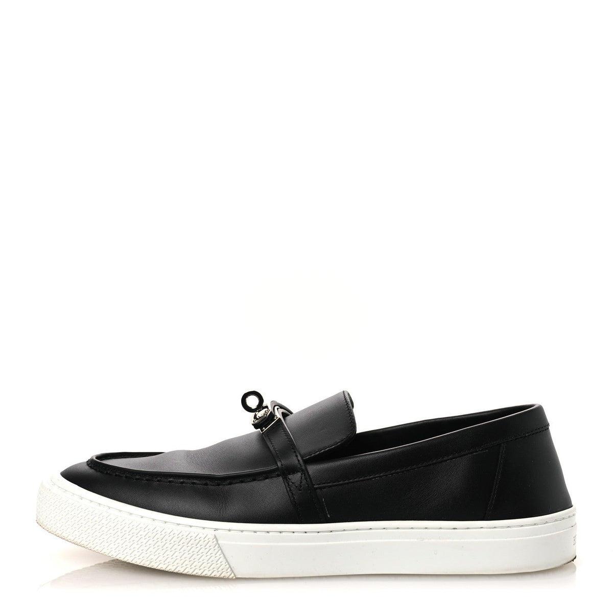 Calfskin Game Slip On Sneakers 39.5 Black wholesalehk.shop