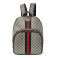 GG Supreme Monogram Medium Ophidia Day Backpack Brown Brown wholesalehk.shop