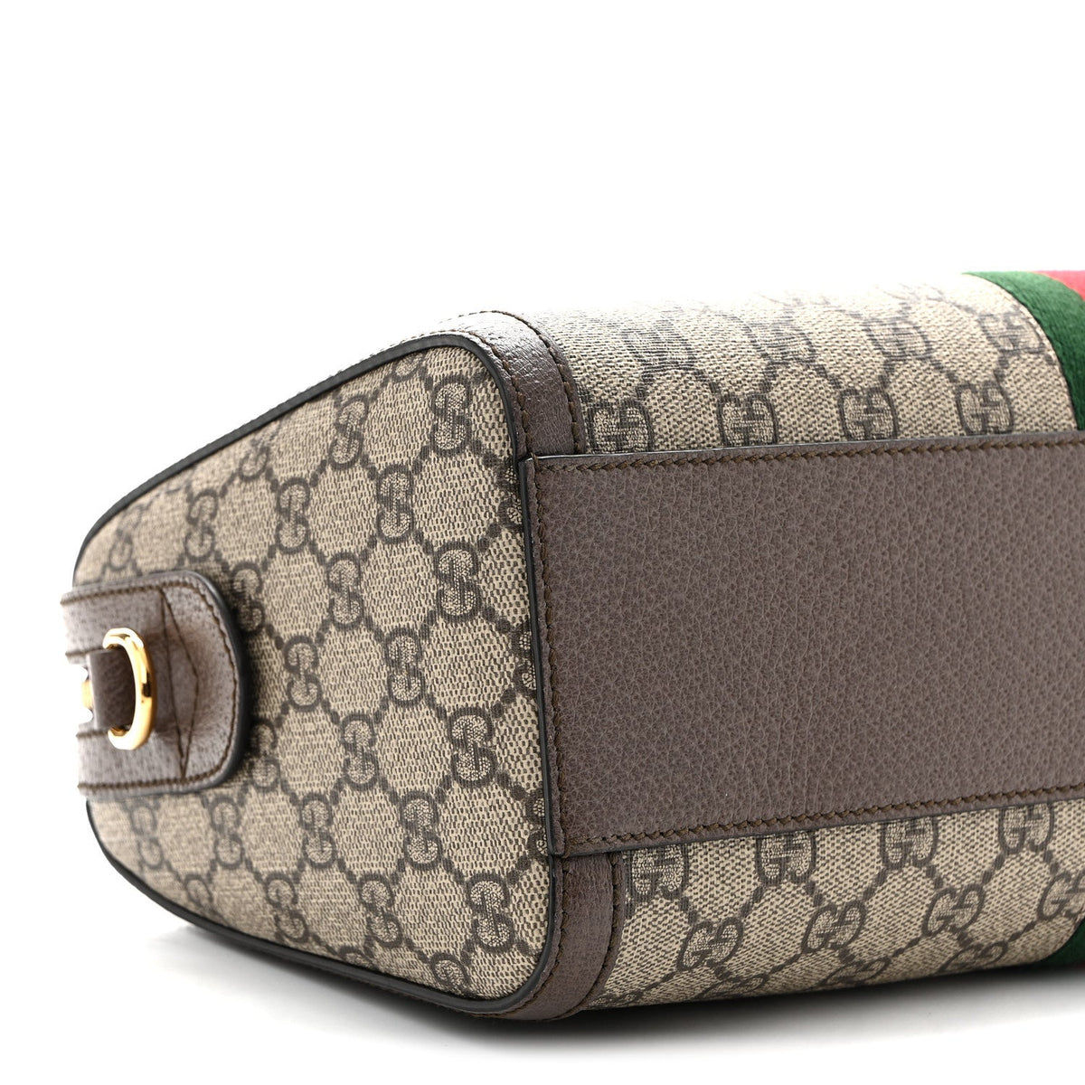 GG Supreme Monogram Web Medium Ophidia Boston Brown wholesalehk.shop