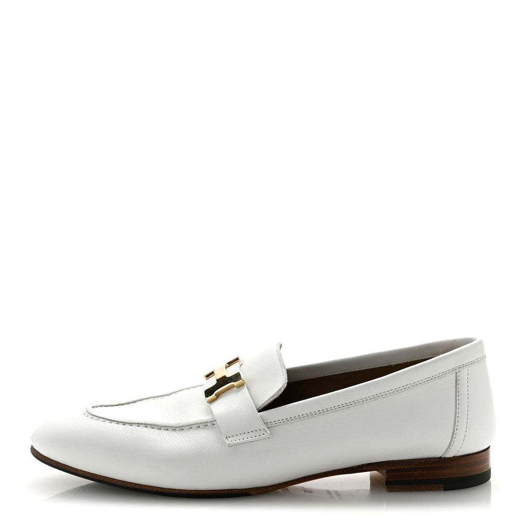 Goatskin Womens Paris Loafers 38 Beige Glaise wholesalehk.shop