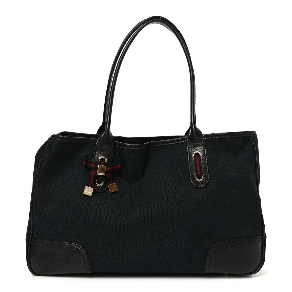 Monogram Medium Princy Tote Black wholesalehk.shop