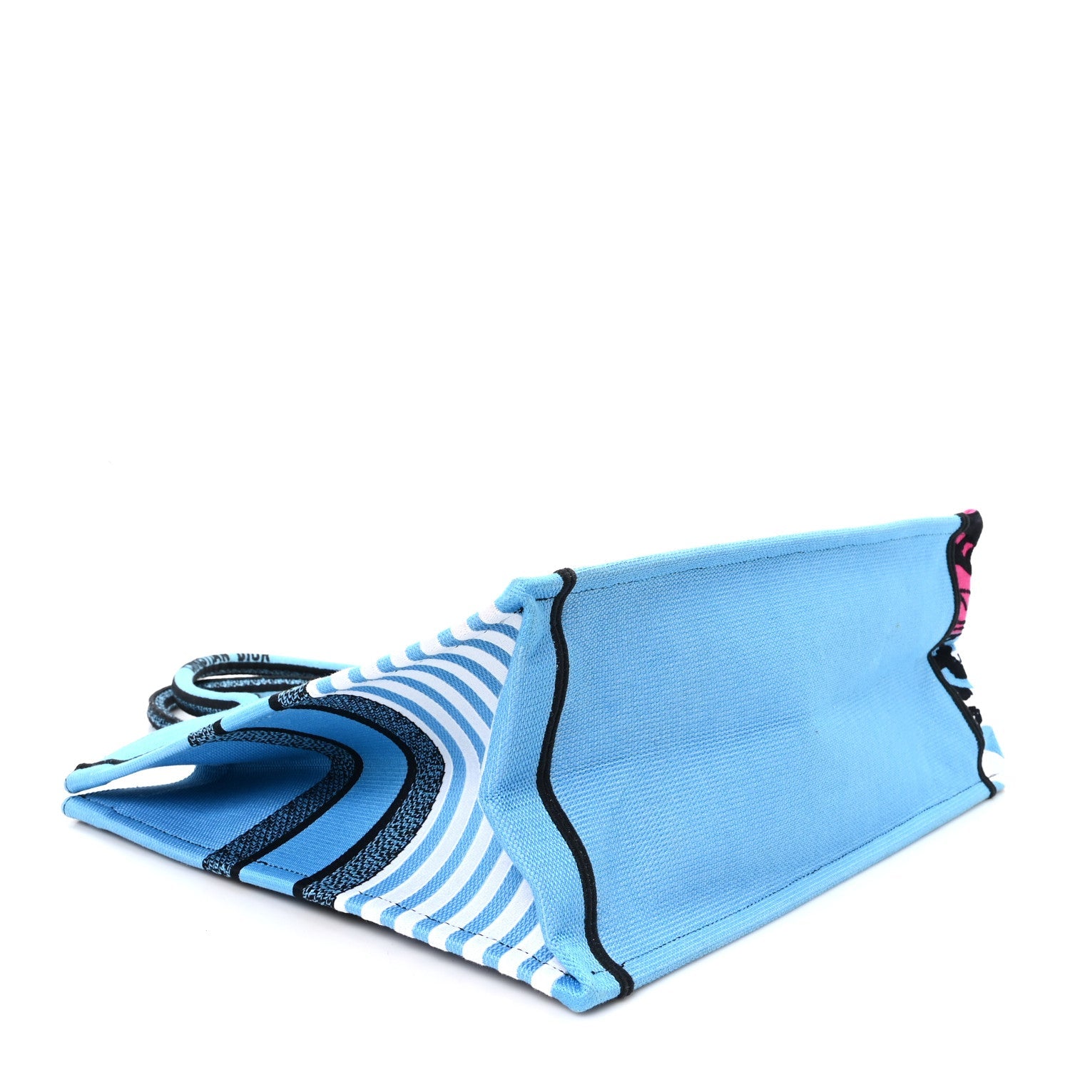 Canvas Embroidered Large Jungle Pop Book Tote Blue Multicolor £¨ Direct shipment via from wholesalehk.shop