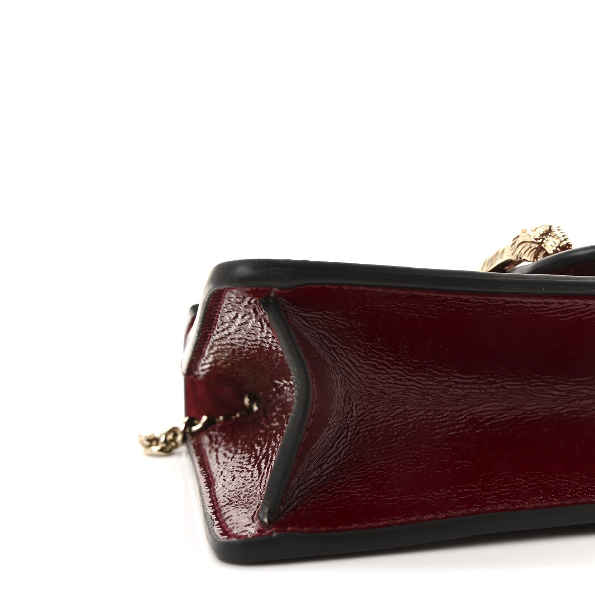 Crinkled Patent Mini Dionysus Shoulder Bag Rosso Ancora Red wholesalehk.shop