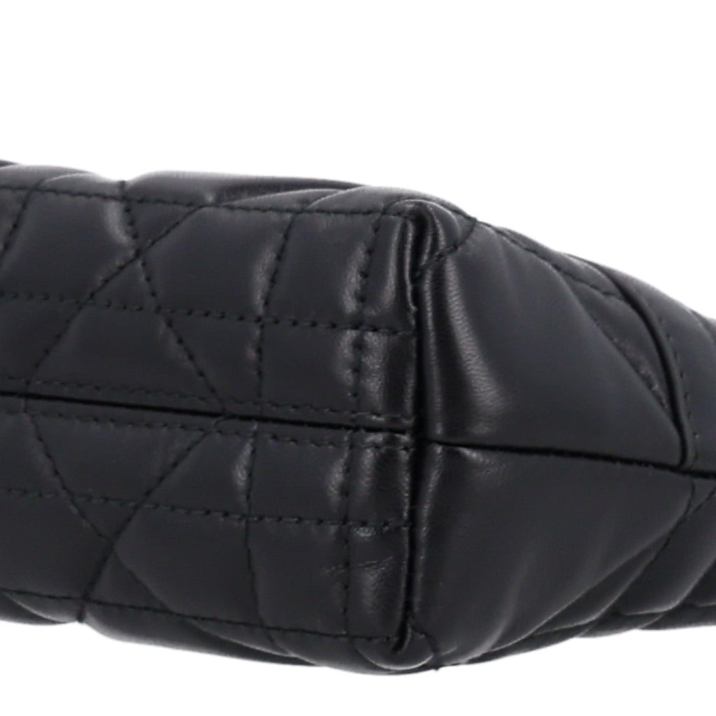 Calfskin Macrocannage Miss Caro Mini Hobo Bag Black wholesalehk.shop