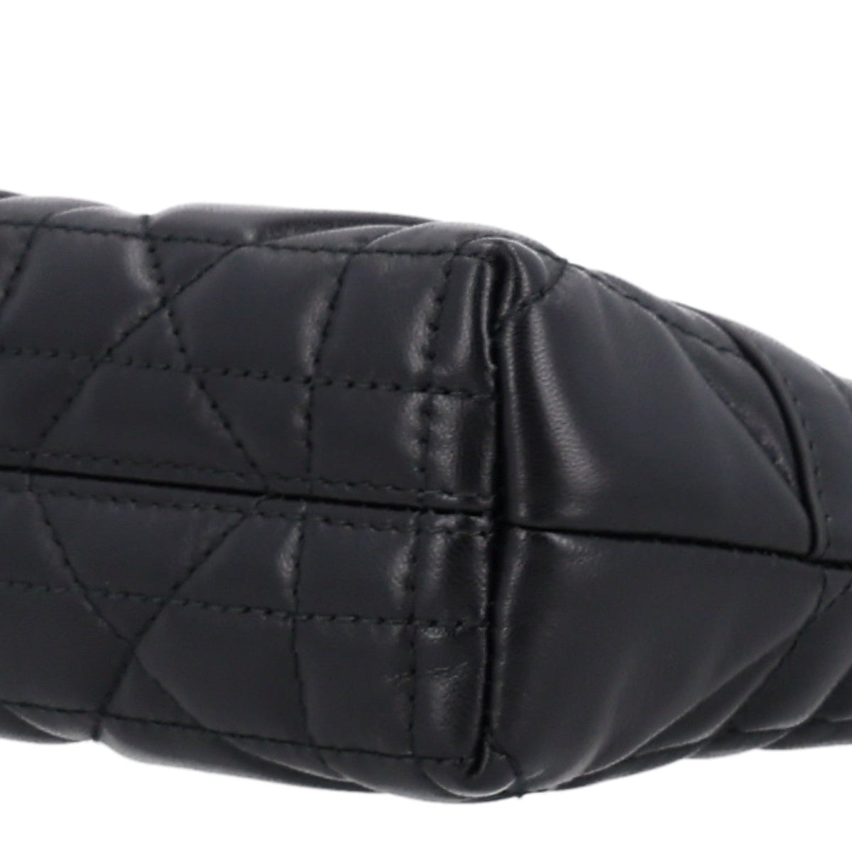 Calfskin Macrocannage Miss Caro Mini Hobo Bag Black wholesalehk.shop