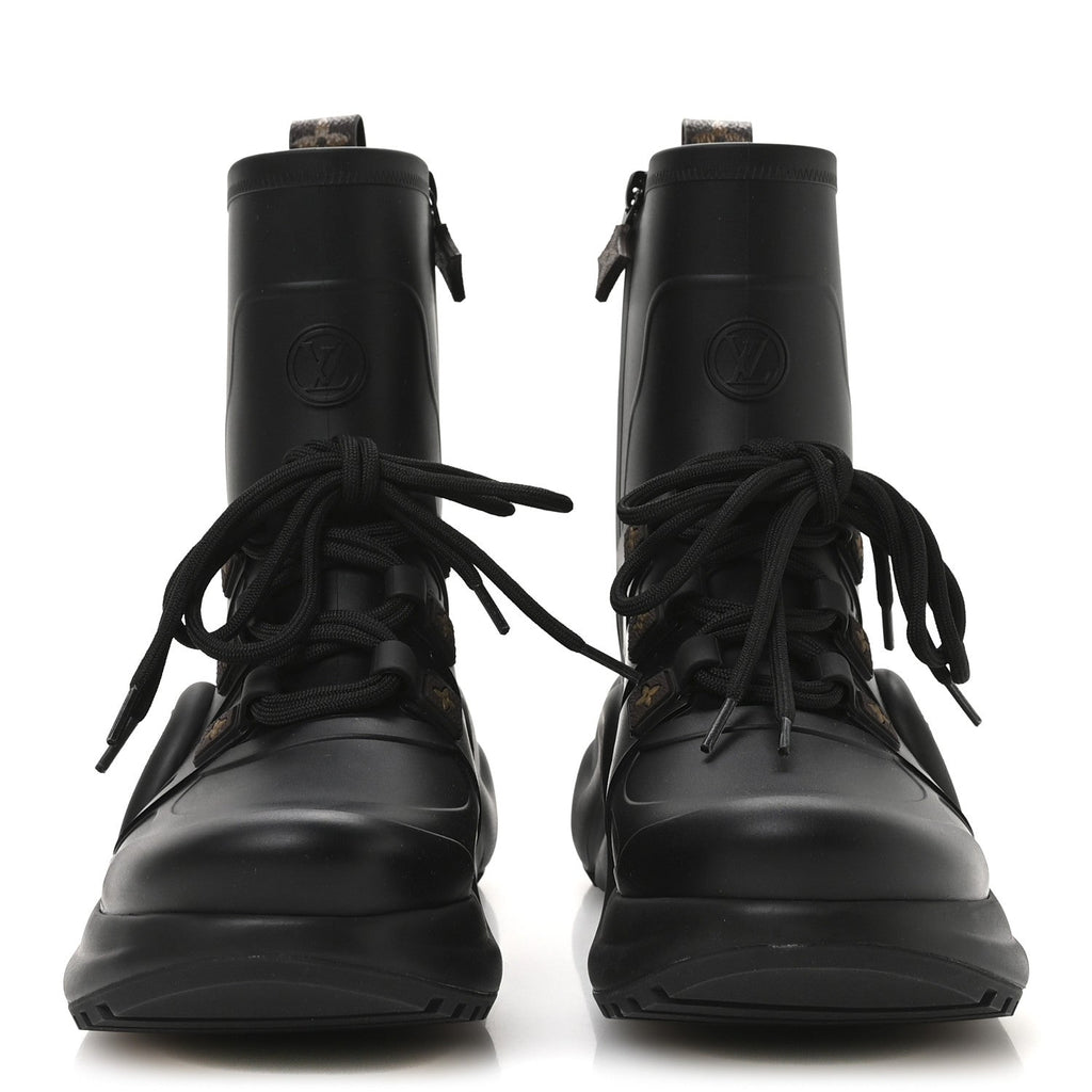 Mat Rubber Monogram LV Archlight Sneaker Boots 38 Black £¨ Direct shipment via from wholesalehk.shop