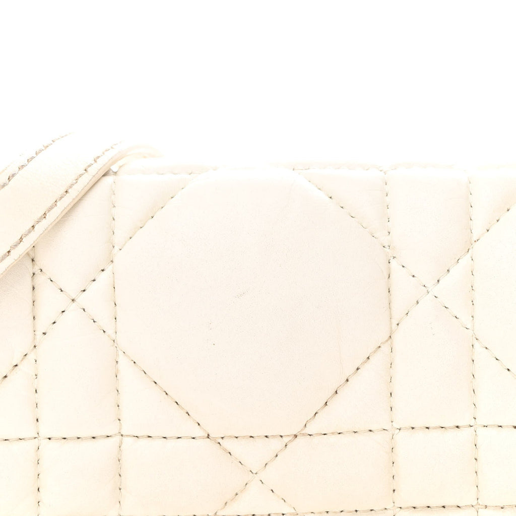 Calfskin Macrocannage Mini Caro Bag White wholesalehk.shop