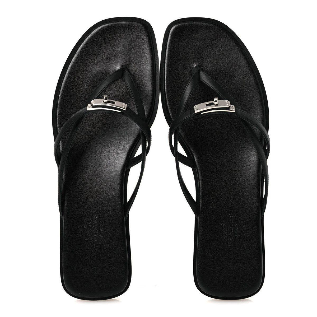 Calfskin Miss Sandals 39 Black wholesalehk.shop