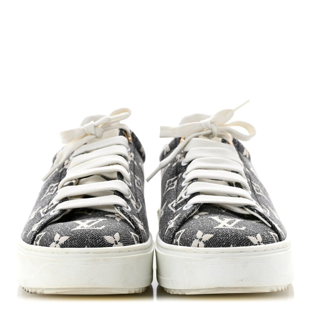 Denim Monogram Time Out Sneakers 39 £¨ Direct shipment via from wholesalehk.shop