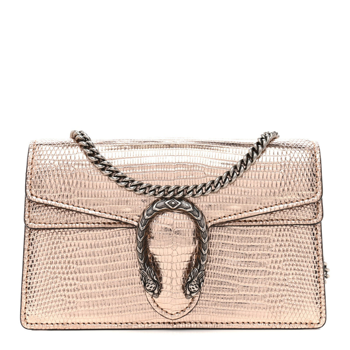 Metallic Lizard Super Mini Dionysus Bag Rame wholesalehk.shop