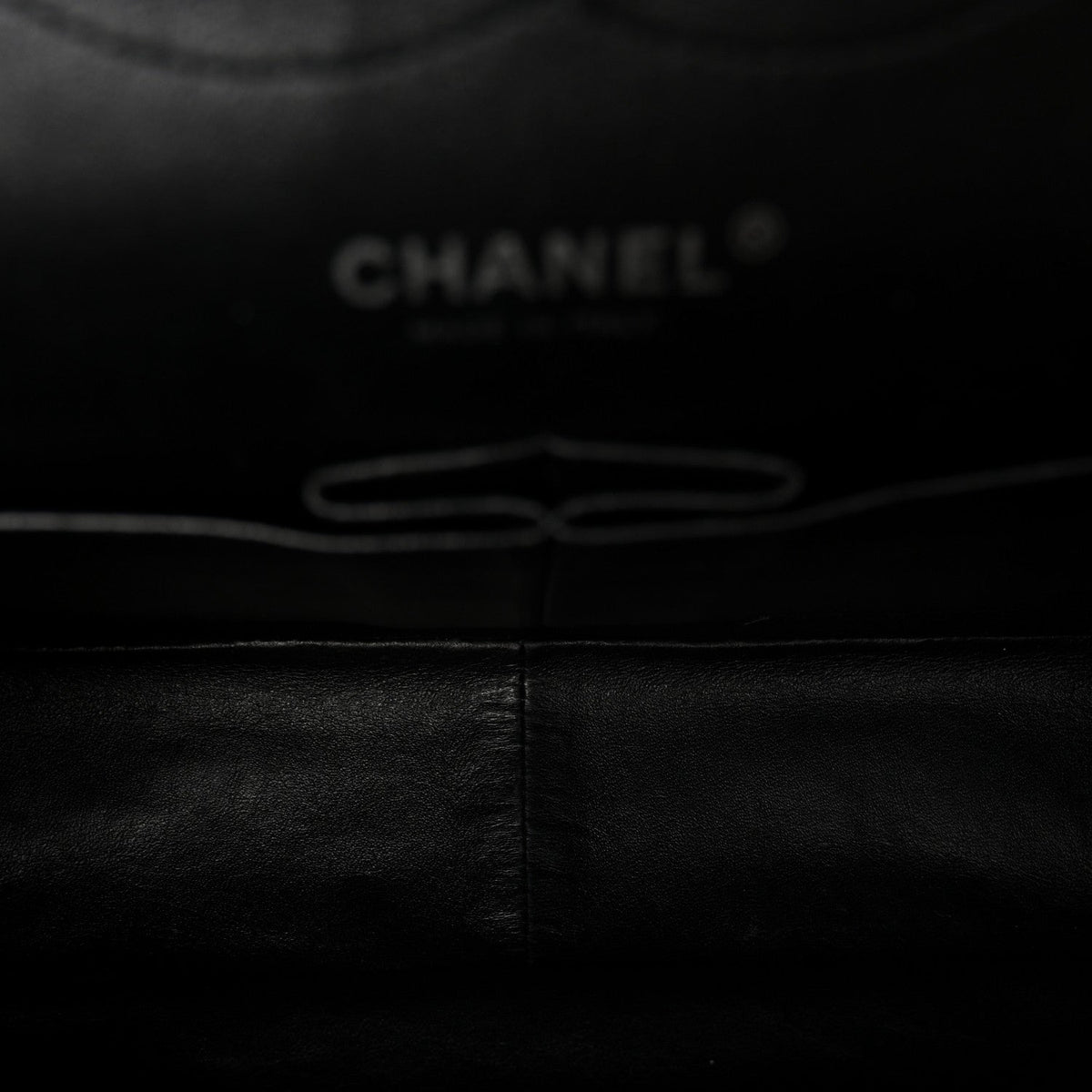 Patent Quilted Jumbo Double Flap Black wholesalehk.shop