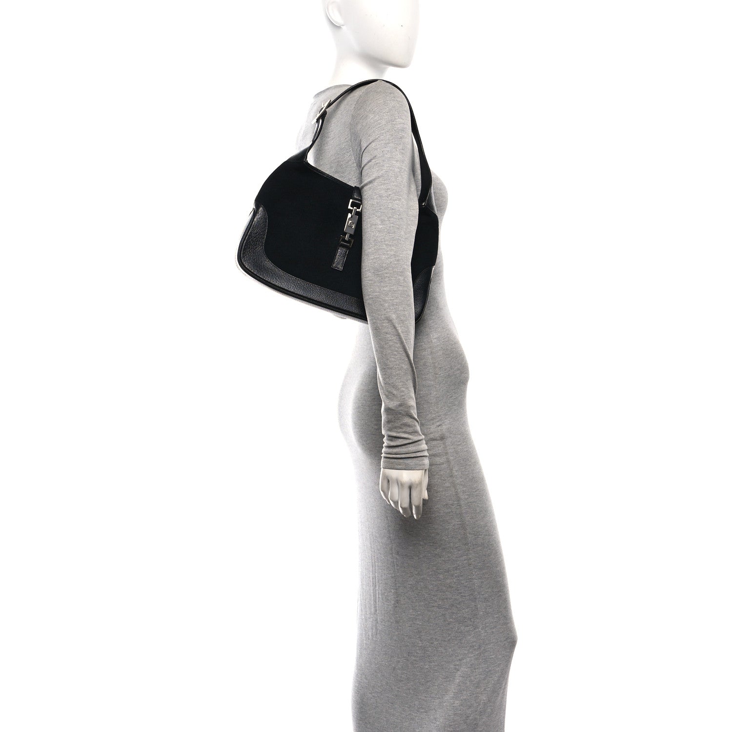 Felt Jackie O Hobo Black £¨ Direct shipment via from wholesalehk.shop