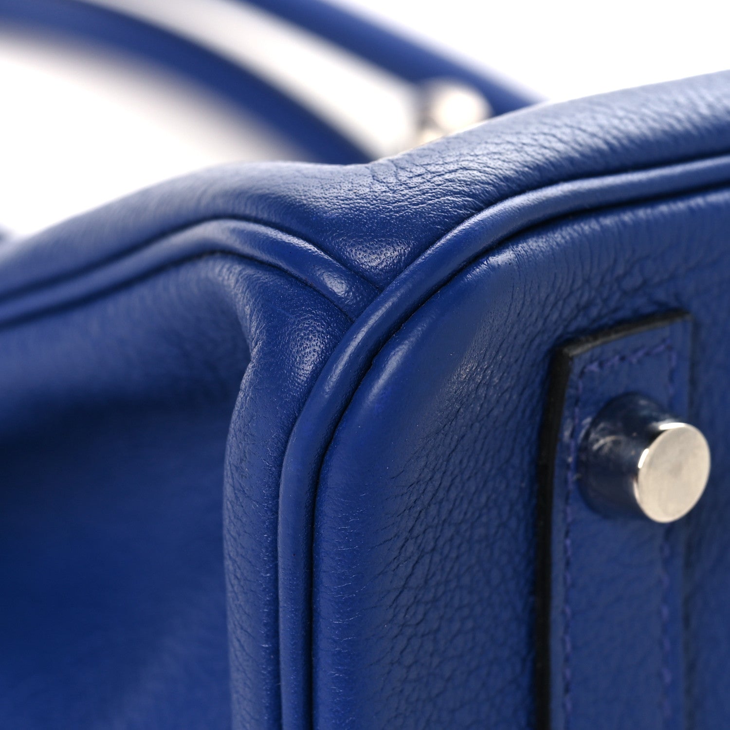 Taurillon Novillo Horseshoe Birkin 30 Bleu Brighton £¨ Direct shipment via from wholesalehk.shop