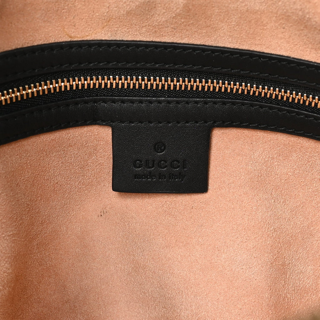 Suede Patent GG Web Medium Ophidia Boston Black wholesalehk.shop