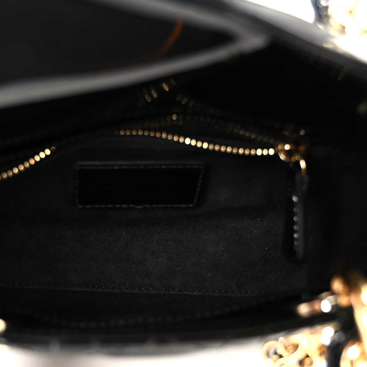 Patent Cannage Mini Lady Dior Black wholesalehk.shop