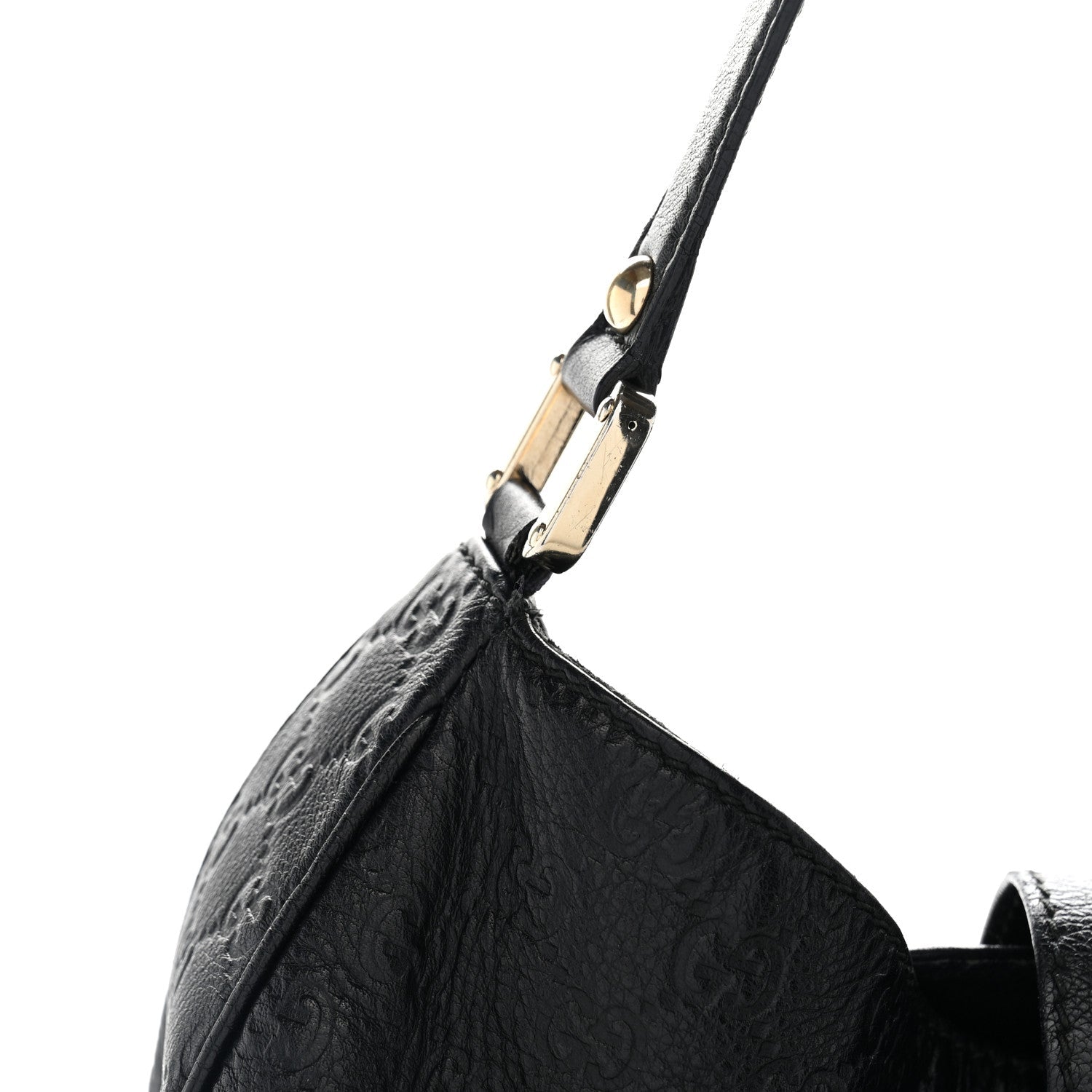 Guccissima Large New Ladies Web Hobo Black £¨ Direct shipment via from wholesalehk.shop