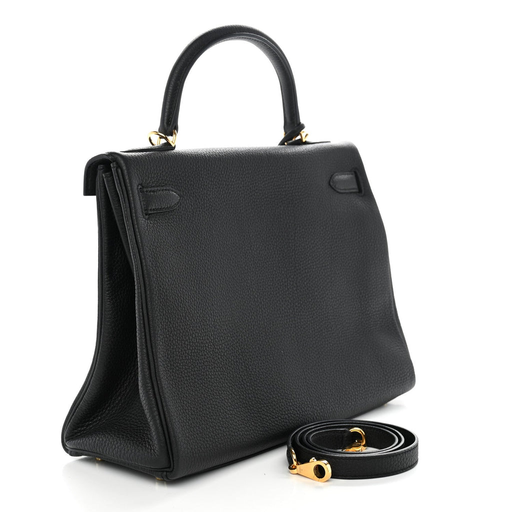 Togo Kelly Retourne 32 Black £¨ Direct shipment via from wholesalehk.shop