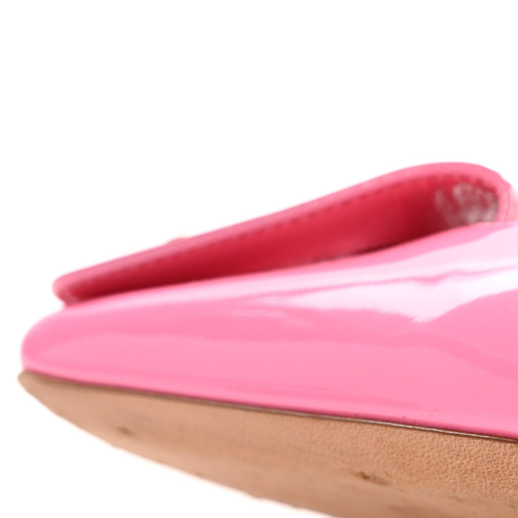 Patent Calfskin Shake Slingback Pumps 37.5 Pink £¨ Direct shipment via from wholesalehk.shop