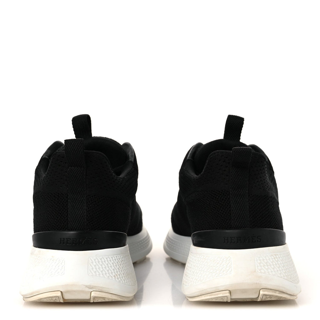 Technical Knit Suede Heros Sneakers 40 Black wholesalehk.shop
