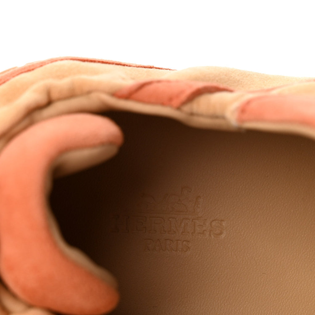 Suede Goatskin Jet Sneakers 41 Beige Natura Orange Nacarat wholesalehk.shop