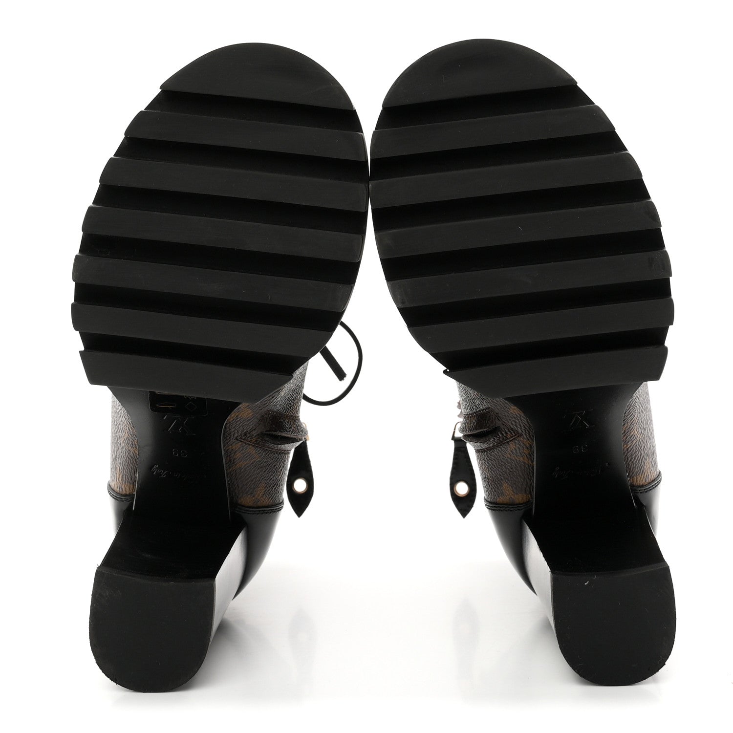 Patent Calfskin Monogram Star Trail Ankle Boots 39 Black £¨ Direct shipment via from wholesalehk.shop