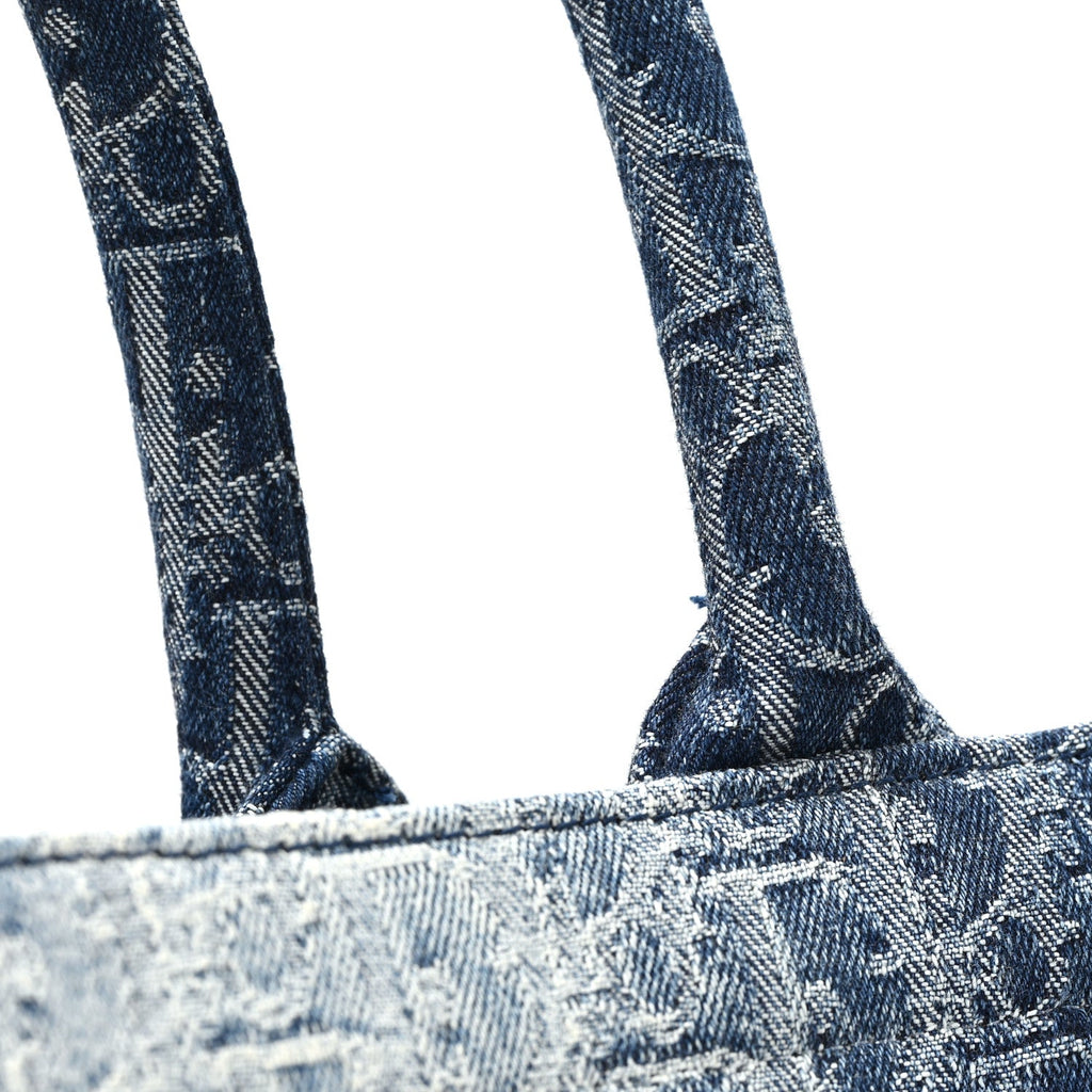 Oblique Denim Medium Book Tote Blue £¨ Direct shipment via from wholesalehk.shop