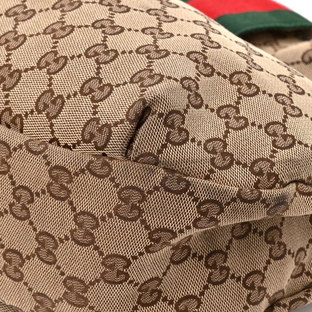 Monogram Large New Ladies Web Hobo Off White wholesalehk.shop