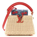 LV X TM Rattan Denim Calfskin Cerises Capucines Mini £¨ Direct shipment via from wholesalehk.shop