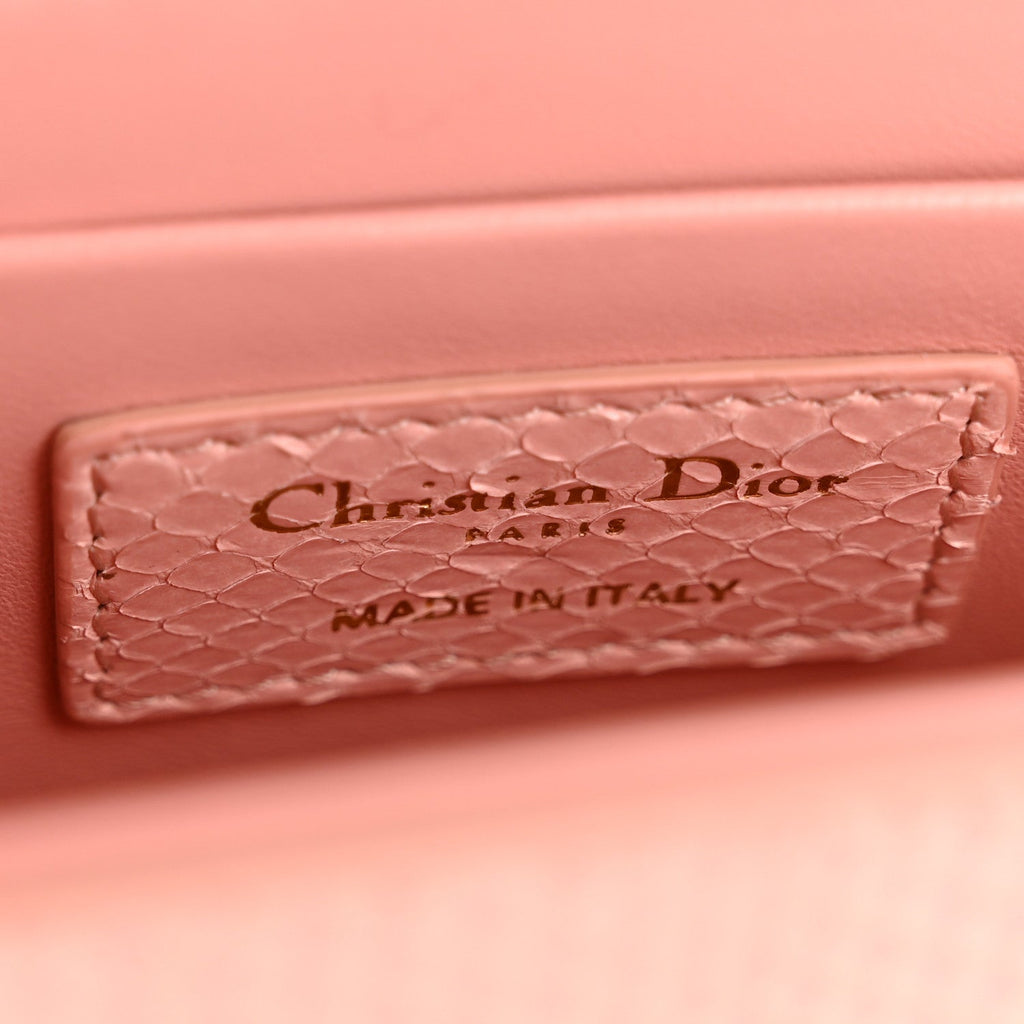 Snakeskin 30 Montaigne Box Bag Rose Clair wholesalehk.shop