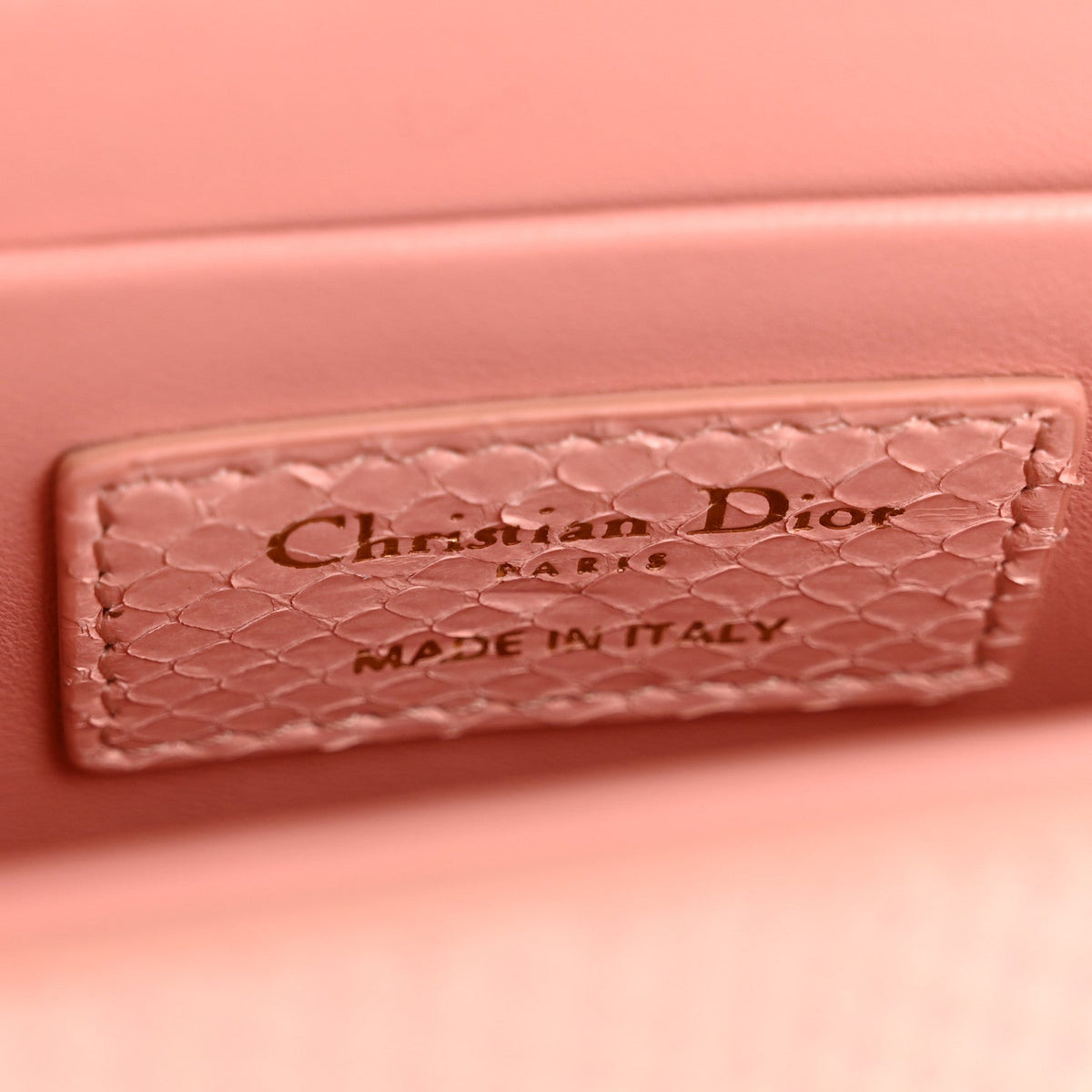 Snakeskin 30 Montaigne Box Bag Rose Clair wholesalehk.shop