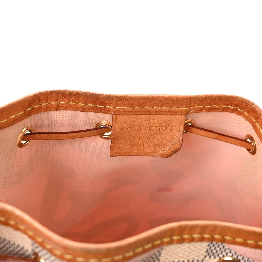 Damier Azur Tahitienne Nano Noe Rose Ballerine £¨ Direct shipment via from wholesalehk.shop