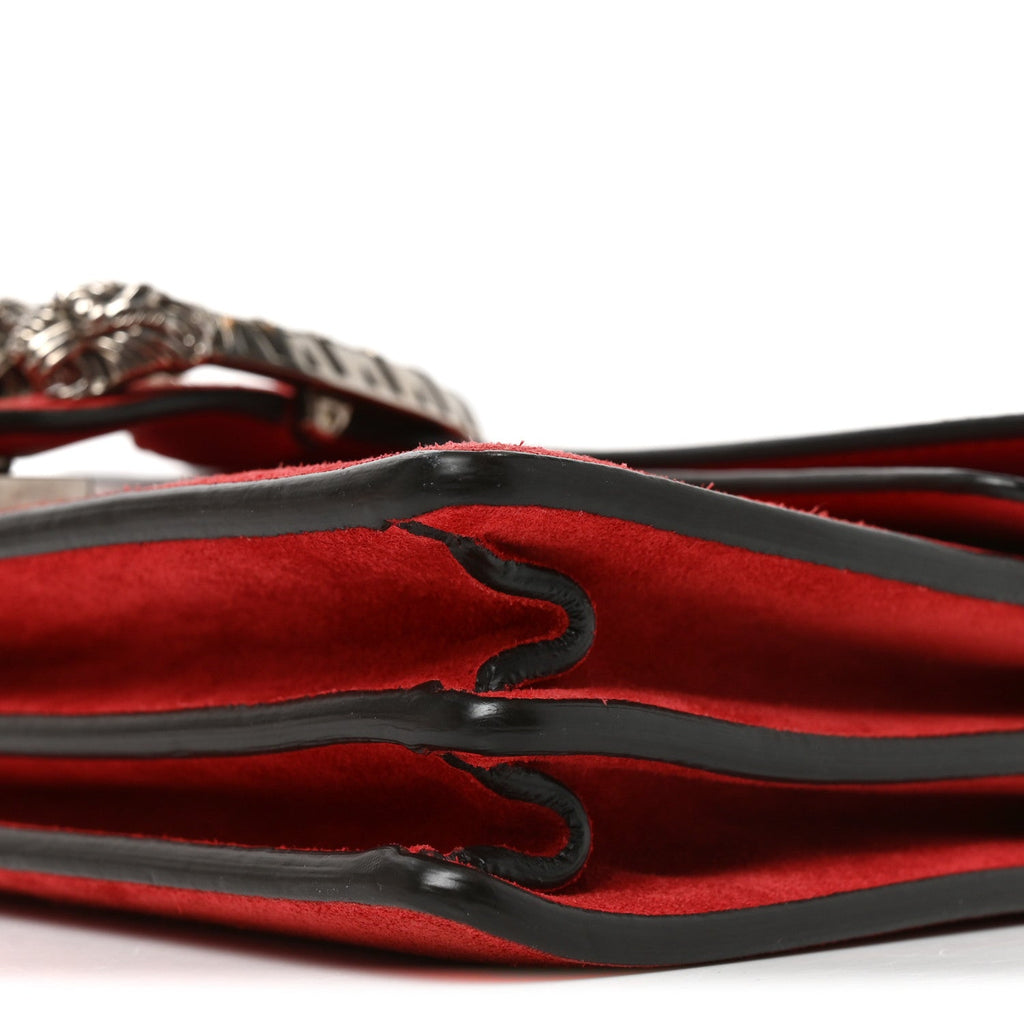 Suede Vitello Velvet Small Dionysus Shoulder Bag Vulcanic Red wholesalehk.shop