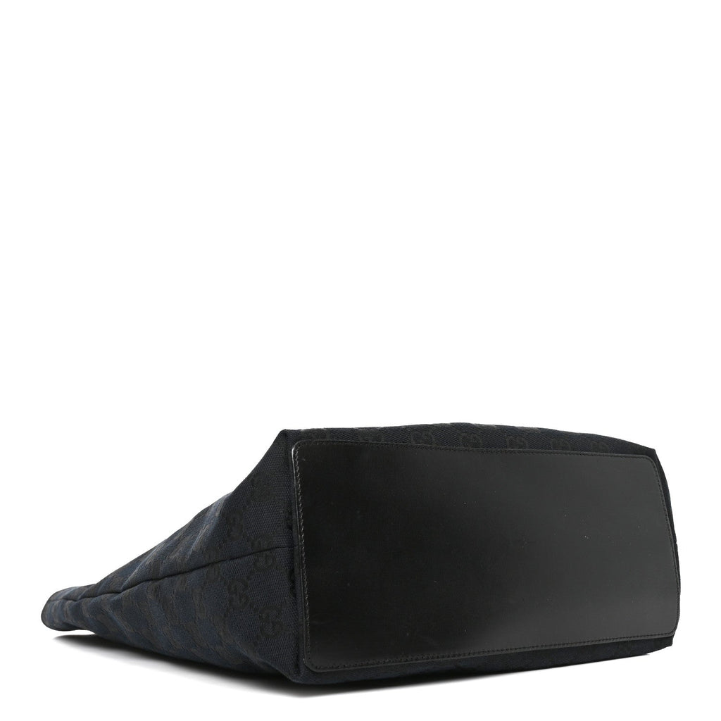 Monogram Large Bucket Tote Black wholesalehk.shop