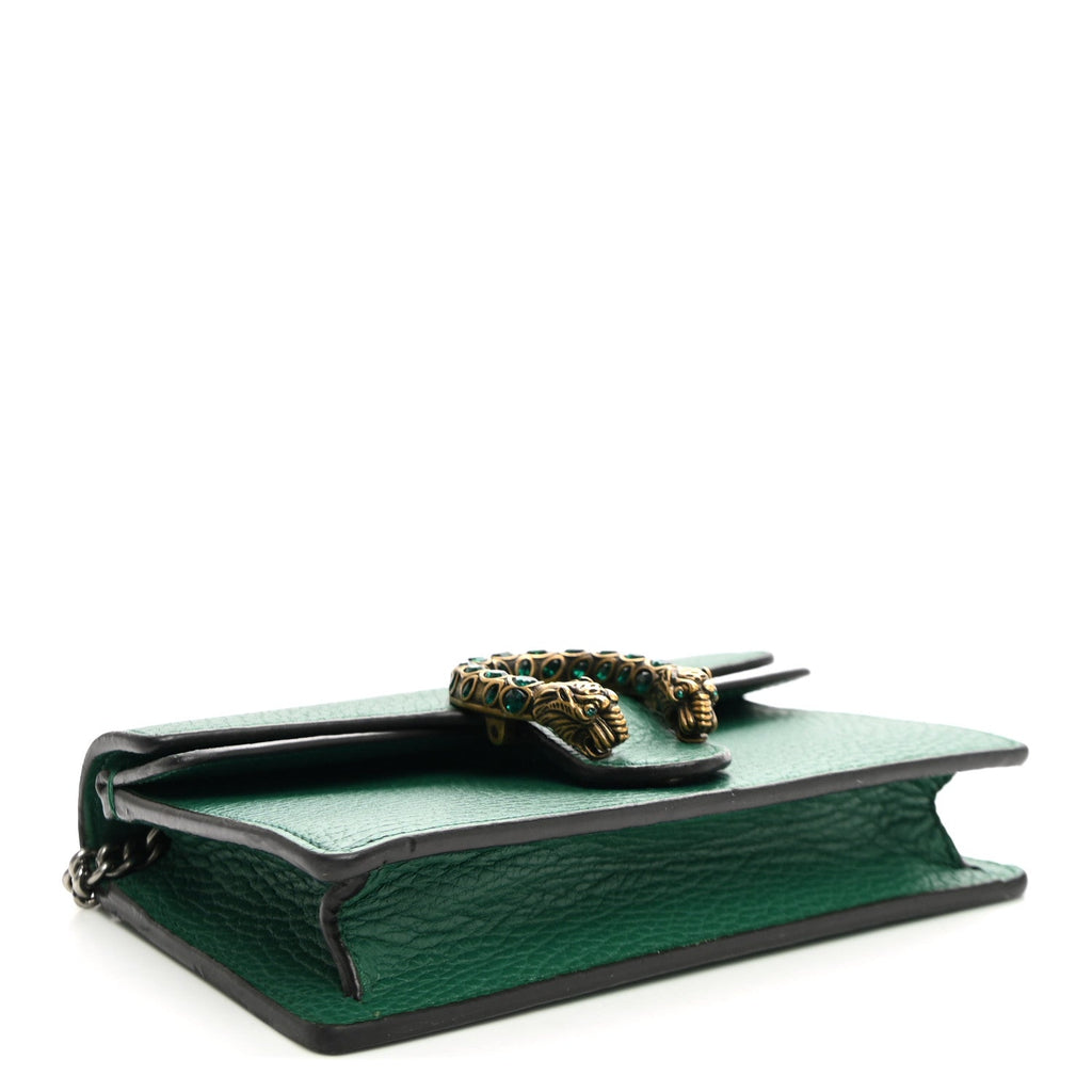 Calfskin Super Mini Dionysus Shoulder Bag Emerald wholesalehk.shop