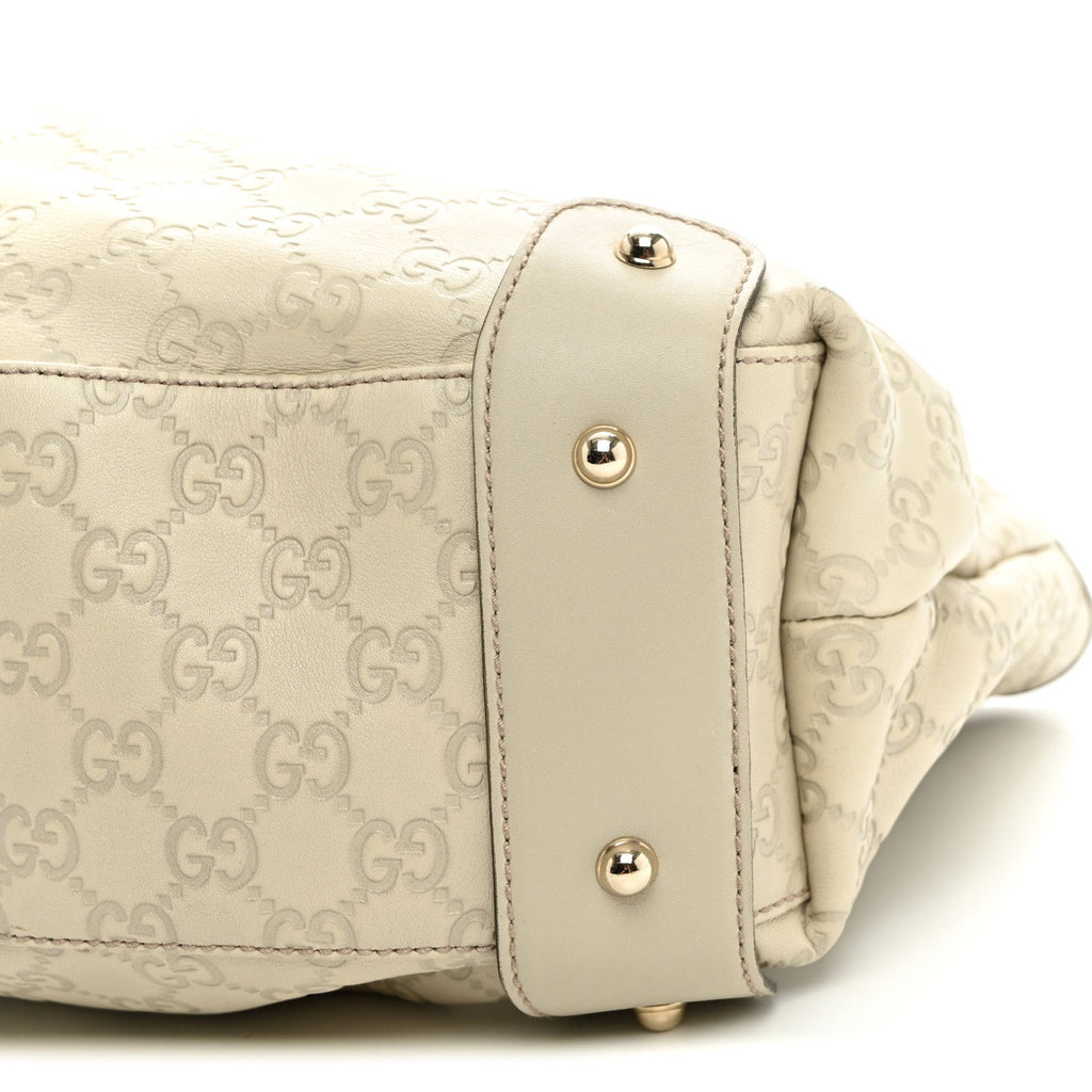 Guccissima Small Pelham Shoulder Bag Off White £¨ Direct shipment via from wholesalehk.shop