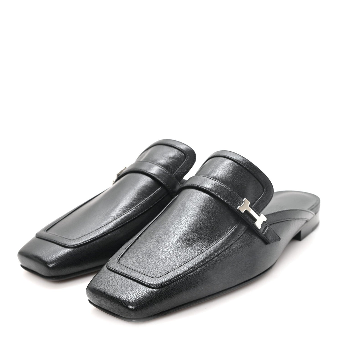 Goatskin Groupie Mules 37 Black wholesalehk.shop