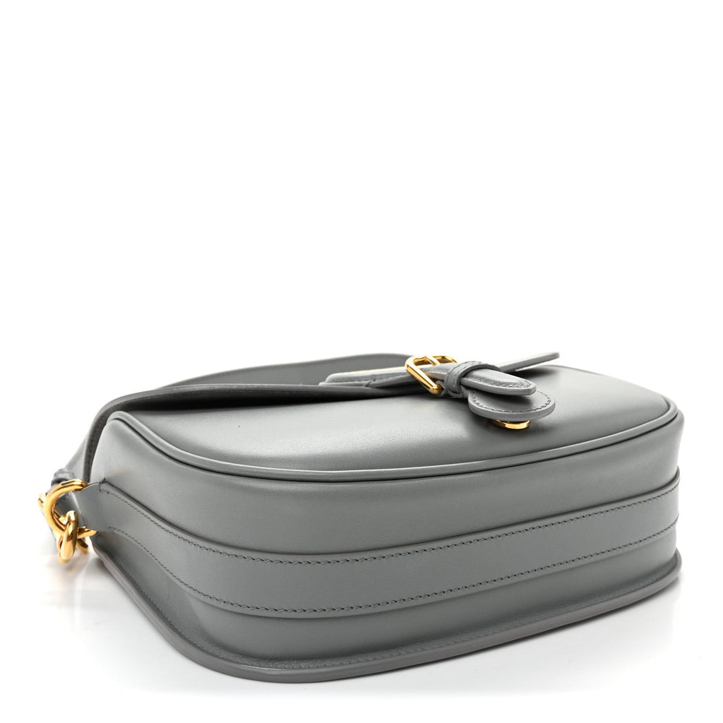 Box Calfskin Medium Bobby Flap Gray wholesalehk.shop